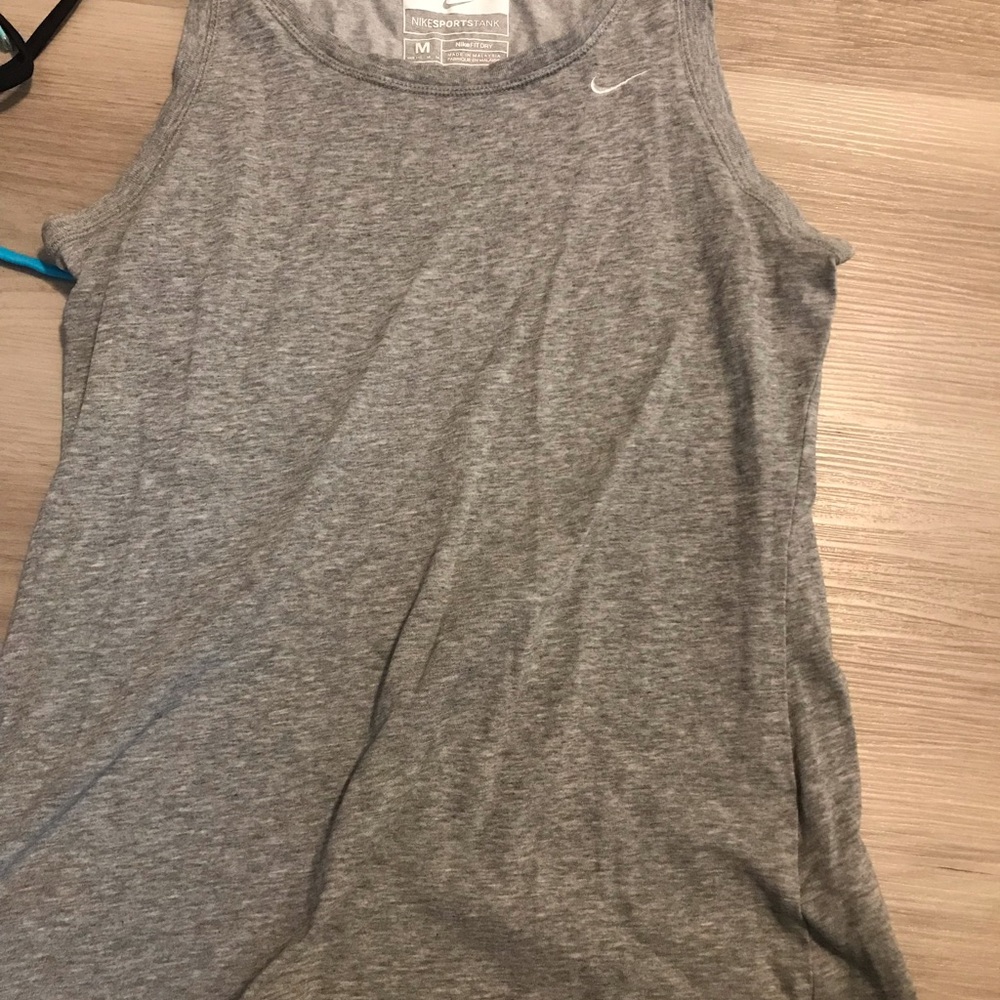 Grey Nike work out tank